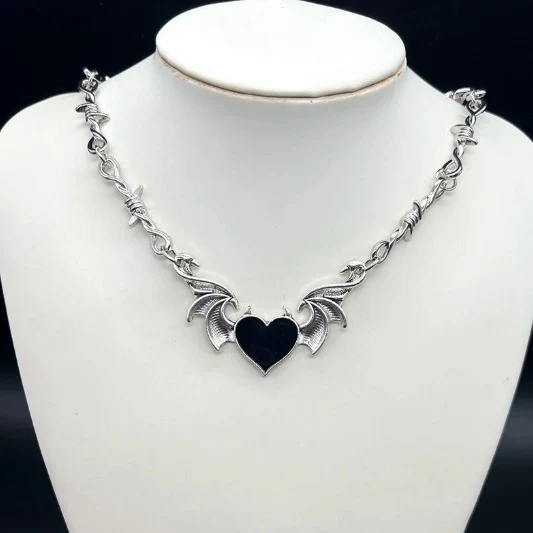 Acessórios para Ornamentos DIY Feitos à Mão Colar de Morcego de Terror Criativo Crie joias personalizadas e assustadoramente originais — foto 2