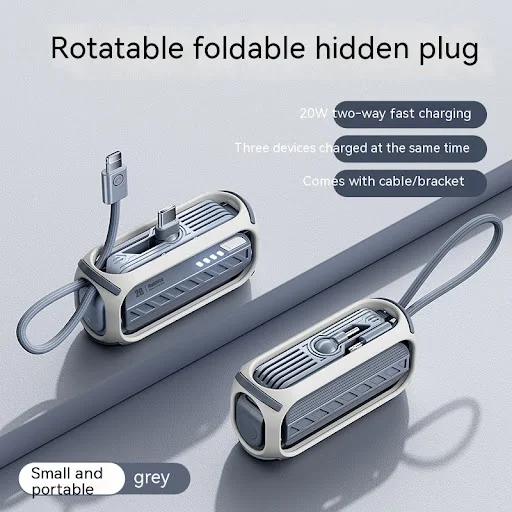 Title 6, Capsule 20W Fast Charge Folding Bracket 5000mAh...