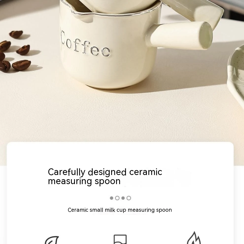 Title 2, Espresso Cup With Scale Ceramic Coffee Measurin...