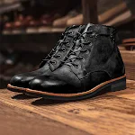 Botas Martin estilo cáqui Ami Masculinas Sapatos resistentes e estilosos para homens. Conforto e durabilidade para uso diário. Design clássico e versátil para qualquer ocasião. — foto 4