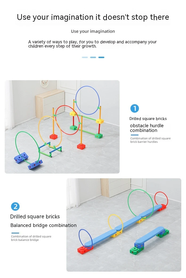 Auxílios de Ensino para Integração Sensorial Infantil Props de Treino Físico Estimula Desenvolvimento Motor e Integração Sensorial — foto 13