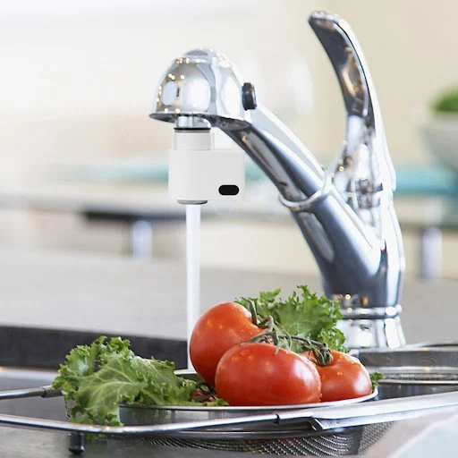 Title 1, Induction water-saving device for kitchen and b...