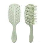 Dual-use hollow smooth hair comb for blowing, straightening, curling, drying, wet and dry, offering effortless styling a — photo 1