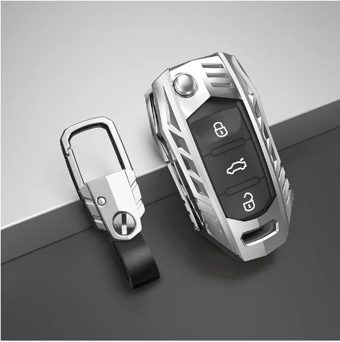 Metal Mecha Golf Auto Key Shell Sets Protective Cover. Protect your car key, enhance its look and provide long-lasting d — photo 1
