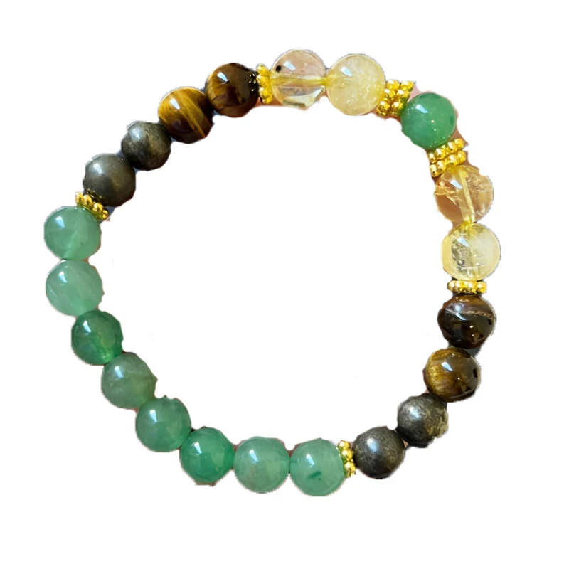 Nova Pulseira Verde com Contas. Um acessório elegante e natural para complementar seu estilo. Perfeita para um toque fresco e sofisticado. — foto 2