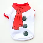 White Scarf Snowman