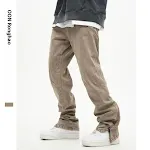 Retro Gewassen Denim Slim Herenbroek Jeans voor Mannen Comfortabele Pasvorm Stijlvol Klassiek Design Perfect voor Casual en Dagelijks Gebruik. — foto 6