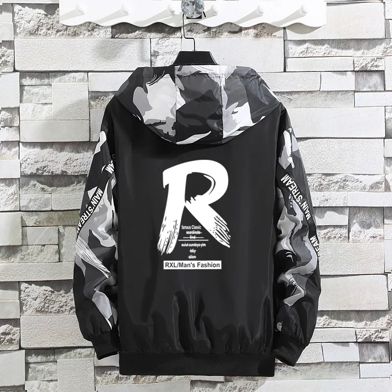 Fashionable Loose Men's Hooded Jacket, Casual All-Match Style. Provides ultimate comfort and versatility for everyday we — photo 1