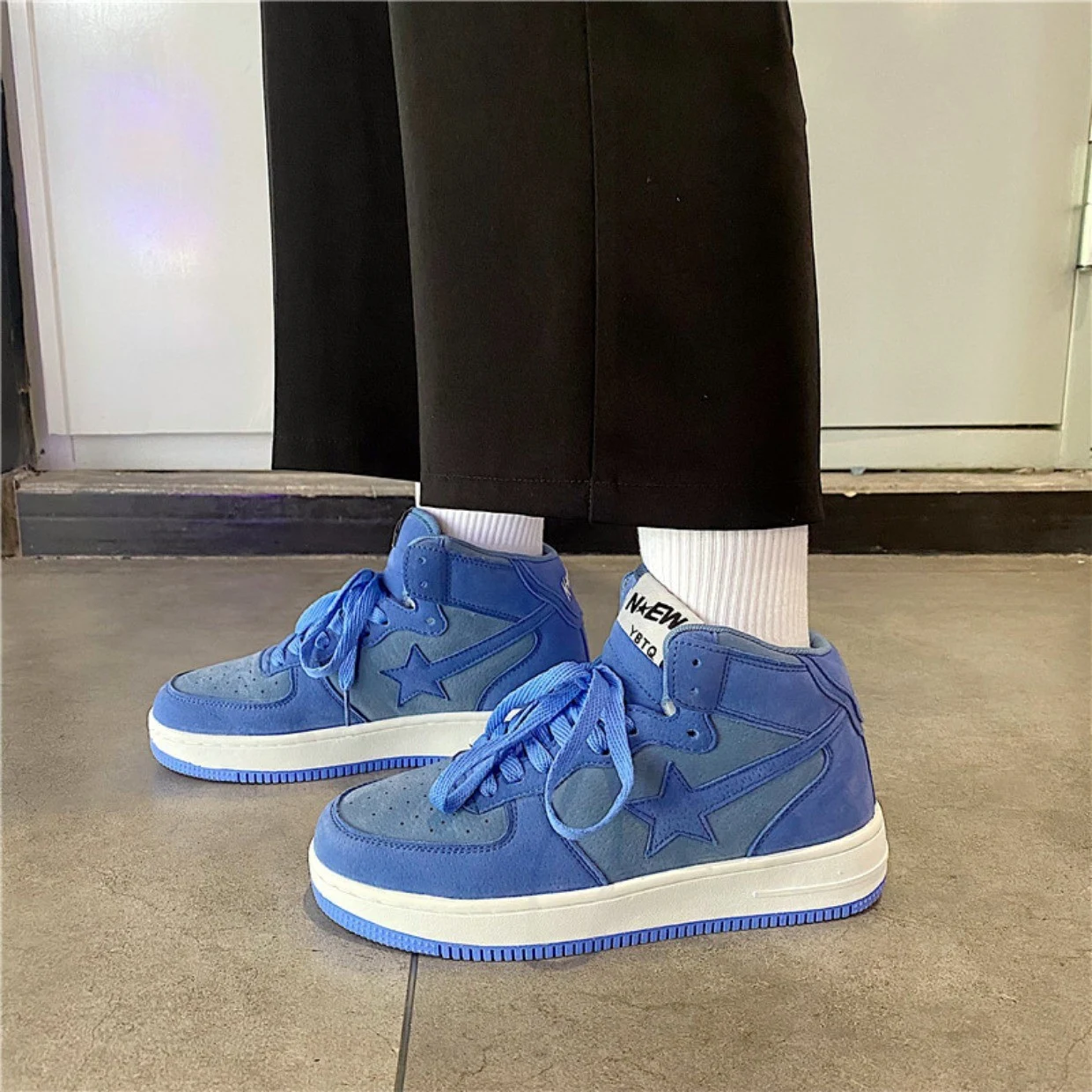 Everything Pairs Student Casual Retro Sportschoenen met dikke zool, Harbour Style, comfortabel en trendy voor dagelijks gebruik — foto 1