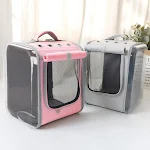 Space Capsule Cat Bag Outing Portable Backpack, PVC Laser Symphony Pet Bag, a stylish and convenient carrier for your ca — photo 1