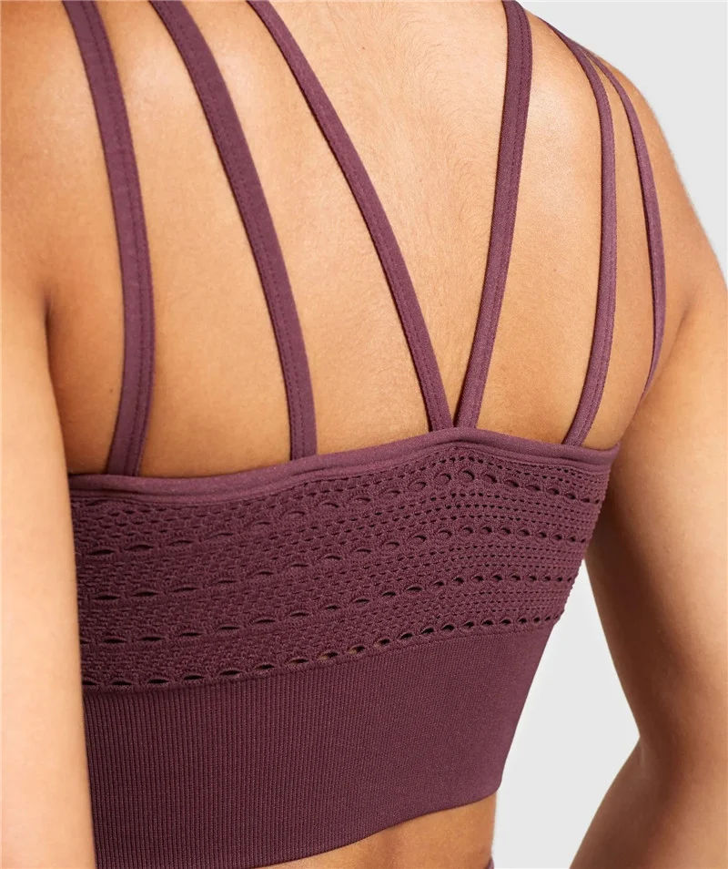 Reggiseno sportivo ad asciugatura rapida per corsa, fitness, yoga, intimo sportivo da donna, traspirante e confortevole. — foto 7