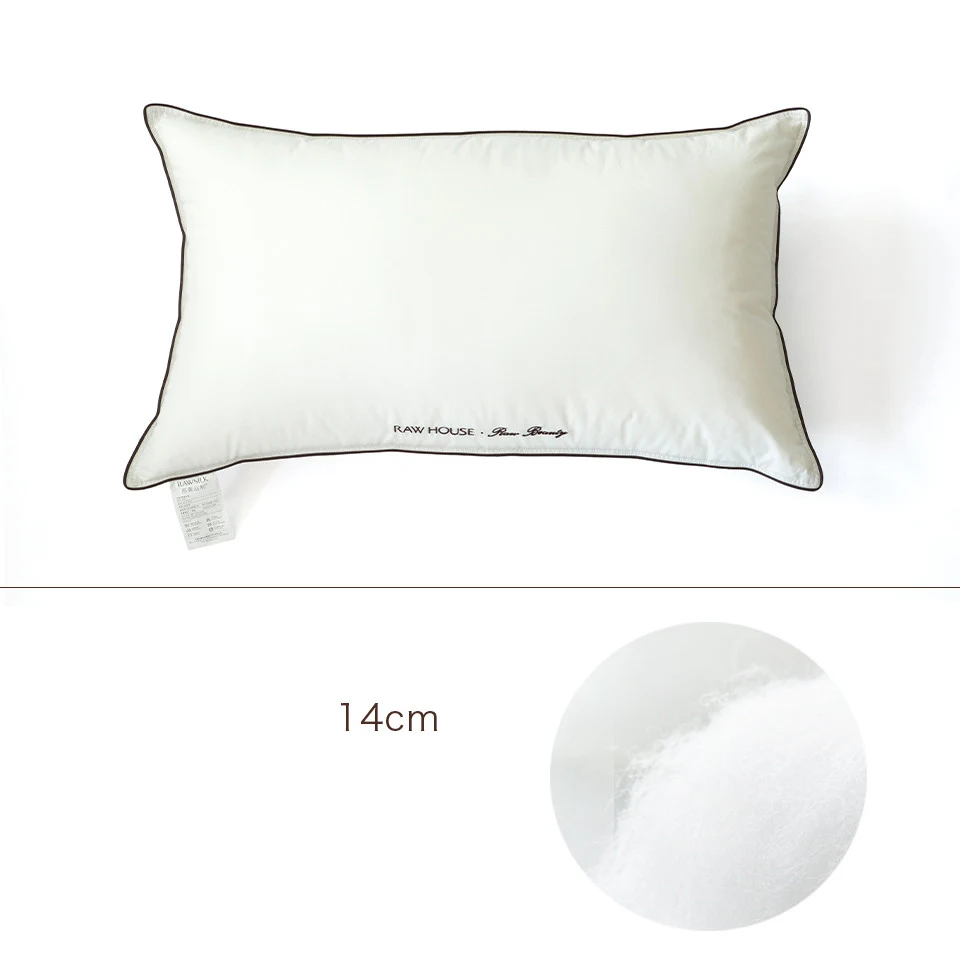 Travesseiro de núcleo único para casa Protetor de pescoço macio e respirável para conforto e suporte durante o sono. — foto 3