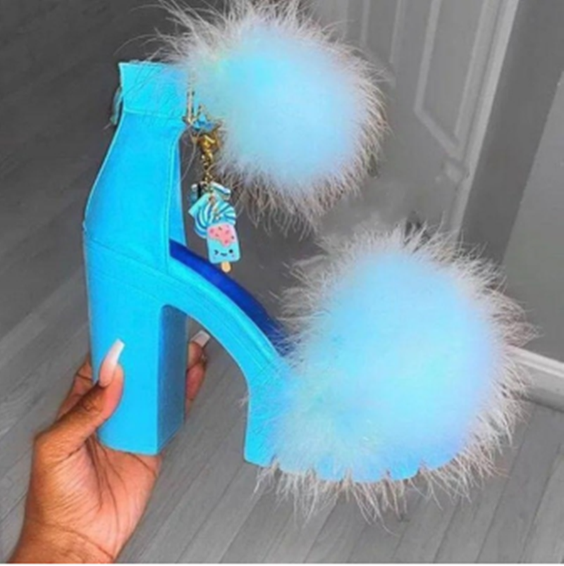 European and American Thick Heel Sandals Comfortable and Stylish Footwear for Women Perfect for Summer Everyday Wear — photo 4