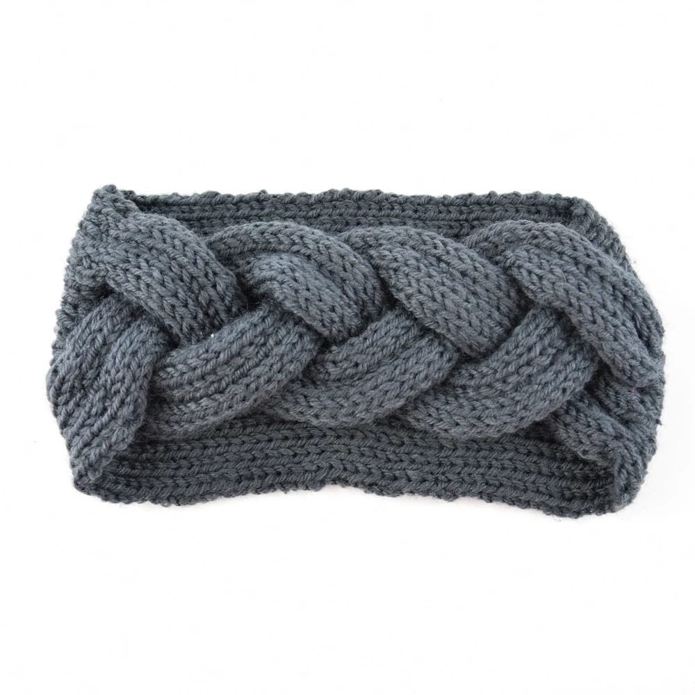 Title 11, Ladies Knitted Wool Headband Crossover Head Cov...