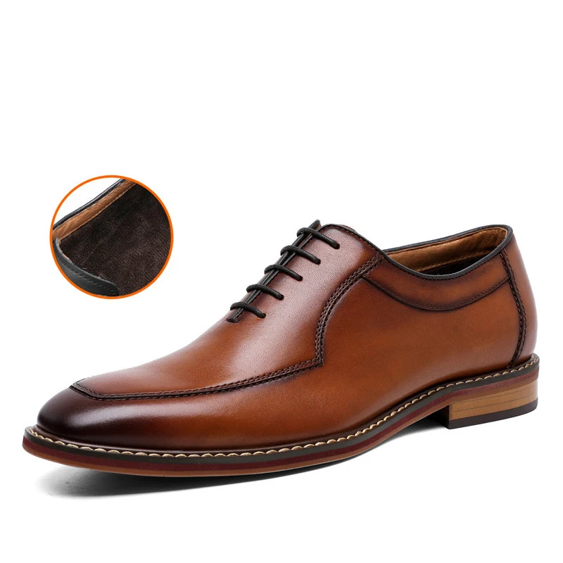 Title 10, Sponge Leather Gentleman Mens Shoes. Comfortab...