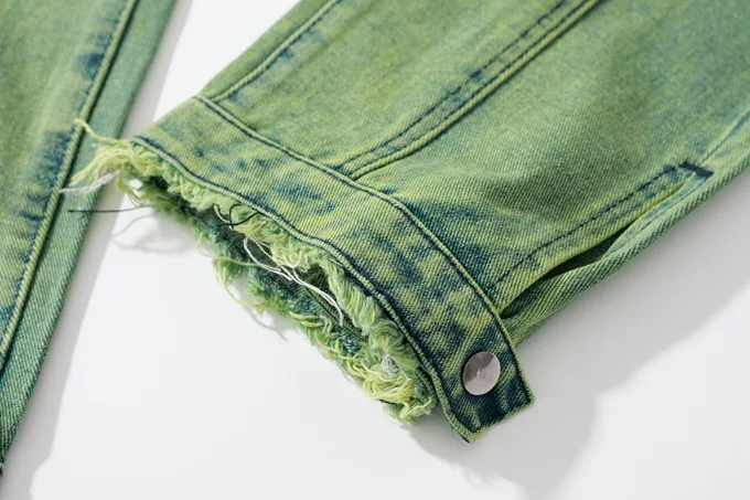 Title 7, Gallery Dept casual jeans met rechte split, per...