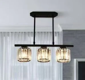 Title 3, Light Luxury Elegant Crystal Dining Table Chand...