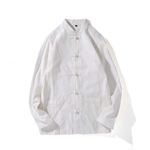 Title 4, Chinese Style Casual Shirt Long Sleeve for men....