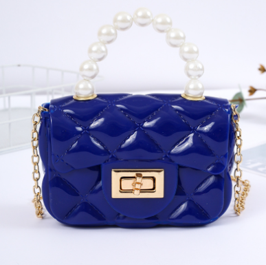 Title 7, Bolsa infantil Pearl Hand com corrente transver...