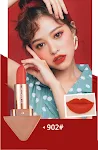 Gouden matte lipstick, fluweelzachte rode lipgloss, waterdicht, langdurig, Koreaanse cosmetica voor perfecte lippen — foto 4
