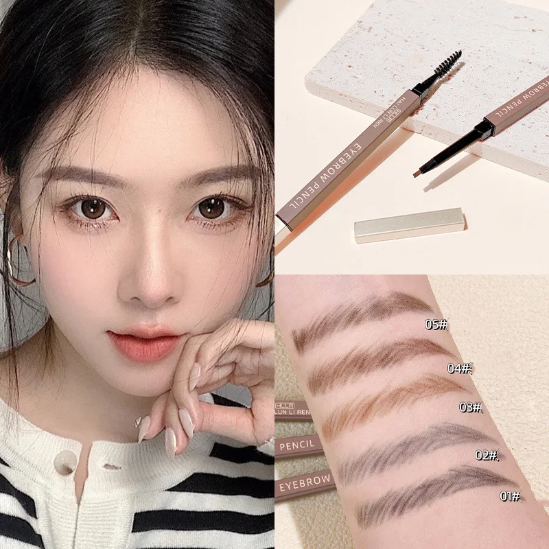 Title 4, Super Fine Double Head Eyebrow Pencil Automatic...