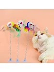 1pcs Simulation Mouse Feather Cat Toys Teaser Pet Accessories Interactive Toys For Cat Kitten Dogs Playing Have Fun Pet — photo 5