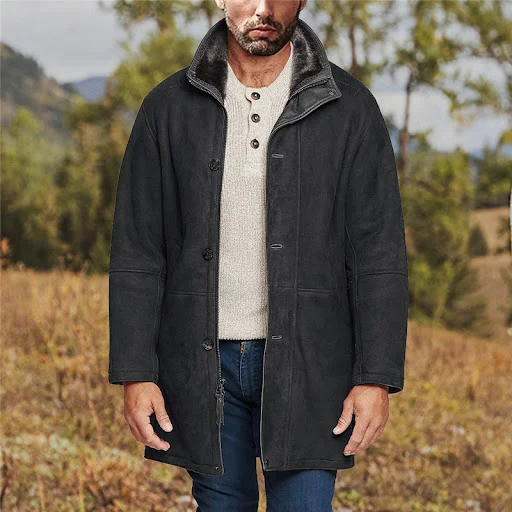 Title 3, Mens mid-length loose woolen coat. Experience ...
