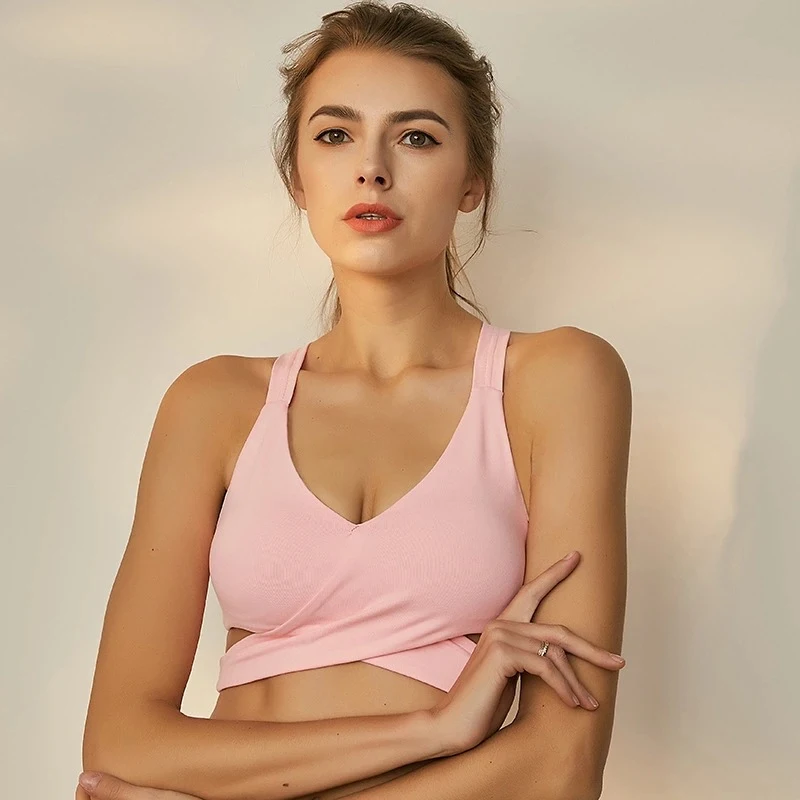 Title 2, Womens Sports Underwear Strap Yoga Bra