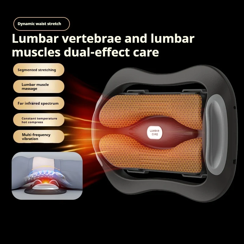 Rechargeable Waist Massager with Heating Compress Massage Instrument Relieves Pain Soothes Muscles with Therapeutic Warm — photo 7