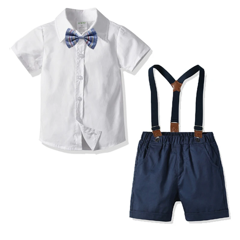 Title 8, Camisa e jardineira para meninos, conjunto conf...
