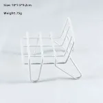 White Grid Chair