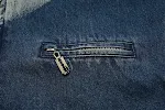 Jaqueta Jeans com Capuz Masculina Primavera Outono High Street Design Manga Pregueada Zíper. Moda Funcional e Moderna. — foto 22