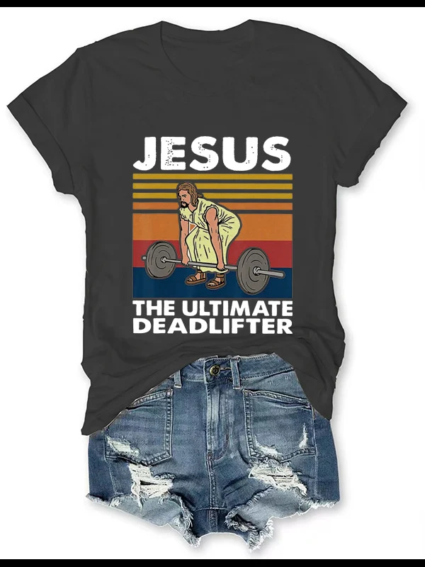 JESUS Printed Women's T-shirt, a comfortable and stylish way to express your faith. Modern design and perfect fit for ev — photo 2