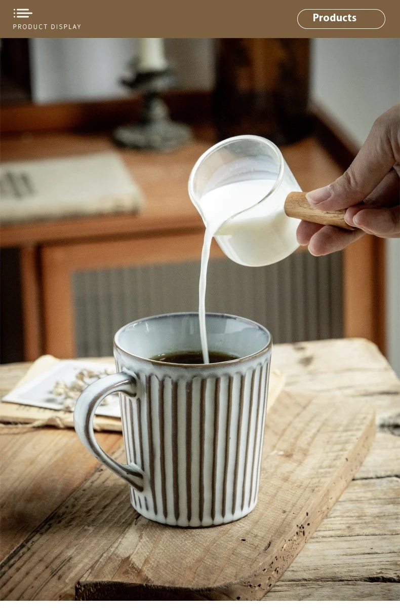 Title 3, Vintage Embossed Coffee Latte Giessen Ceramic M...