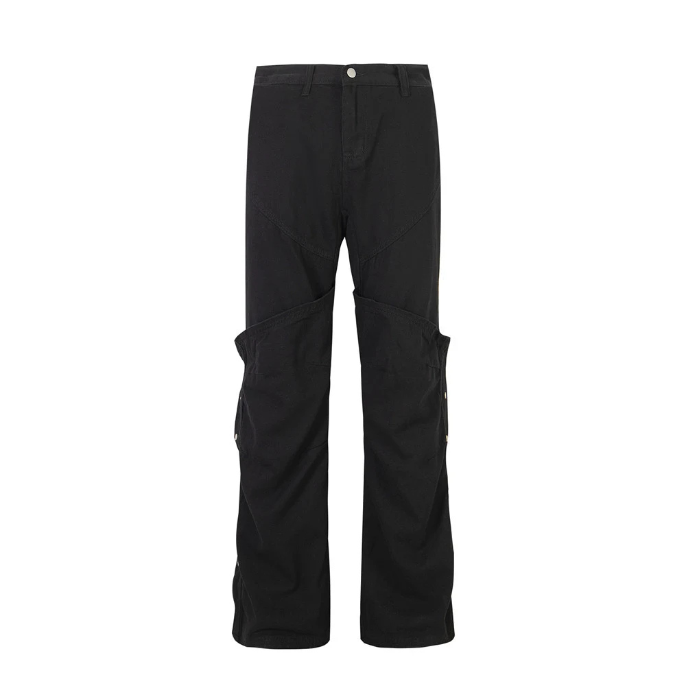 Solid Color Fashionable Denim Trousers for Men and Women, comfortable and stylish, versatile for any occasion, durable a — photo 1
