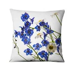 Capa de almofada com estampa floral digital de plantas verdes, perfeita para decorar o seu sofá ou cama e trazer a natureza. — foto 4