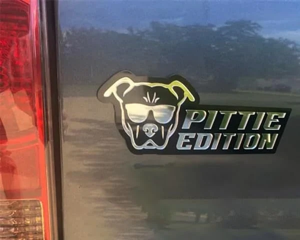 Laser Cut Acrylic Dog Car Badge Personalize your car with this durable and attractive accessory, perfect for dog lovers — photo 1