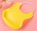 Babador descartável de silicone infantil Impermeável à prova d'água Proteção contra manchas e fácil de limpar Ideal para bebês e crianças pequenas Prático — foto 9