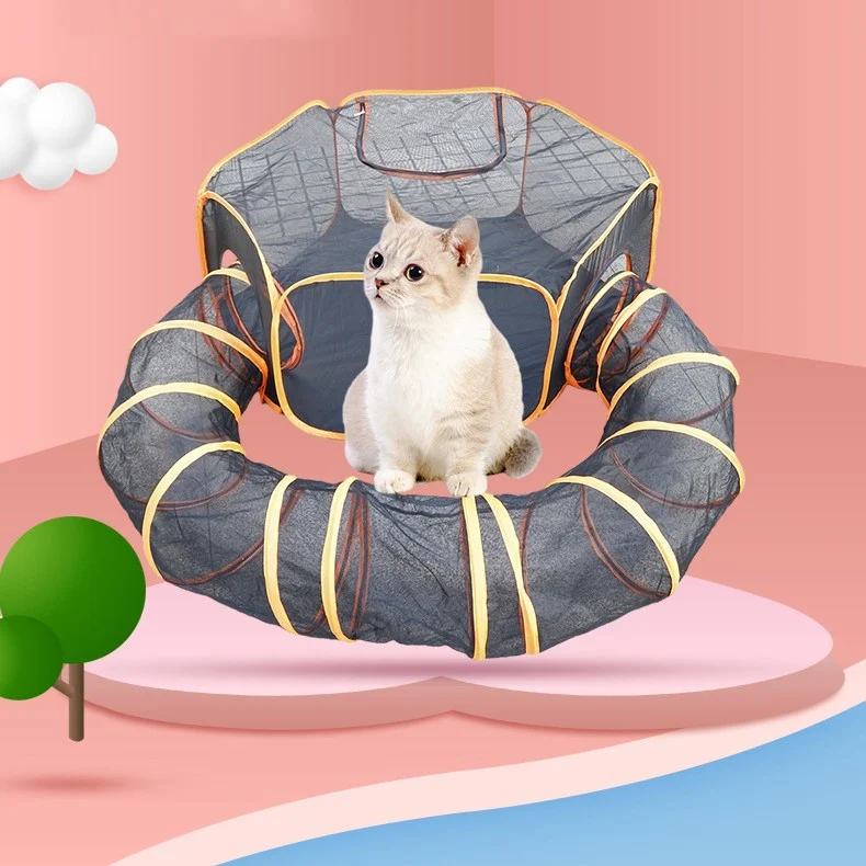 Tenda portátil dobrável para animais de estimação Crie um espaço seguro e aconchegante para seu pet, ideal para viagens e uso em casa Leve e prática — foto 9