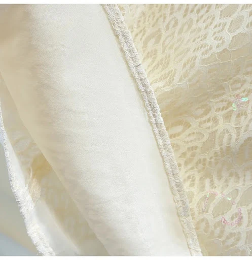 Title 8, Vintage Buckle Stand Collar Puff Sleeve Top Beaded