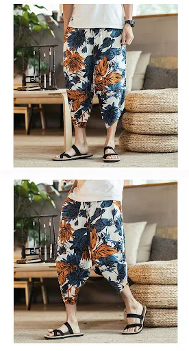 Title 10, Pantalones Casuales Retro Sueltos de Talla Gran...
