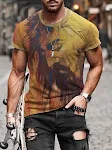 T-shirt da série de impressão de moda masculina — foto 8