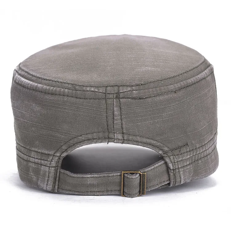 Korean Fashion Flat-top Cap, Retro Stitching Sun Hat for Men and Women, Spring New. Stylish sun protection, directly fro — photo 5