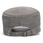 Korean Fashion Flat-top Cap, Retro Stitching Sun Hat for Men and Women, Spring New. Stylish sun protection, directly fro — photo 5