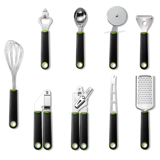 Title 2, Stainless steel kitchen utensils, built to last...