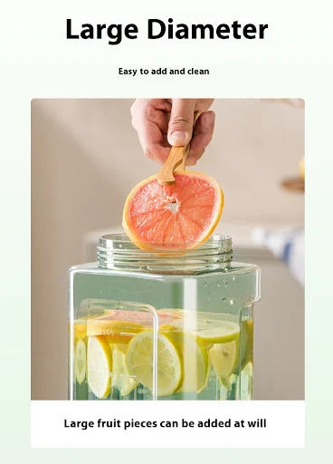 Title 11, Refrigerator Cold Water Bottle with Faucet, Lar...
