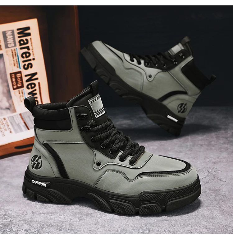 Title 7, Mens Martin Boots Spring and Autumn British St...