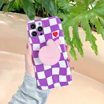 Purple Checkerboard Stand