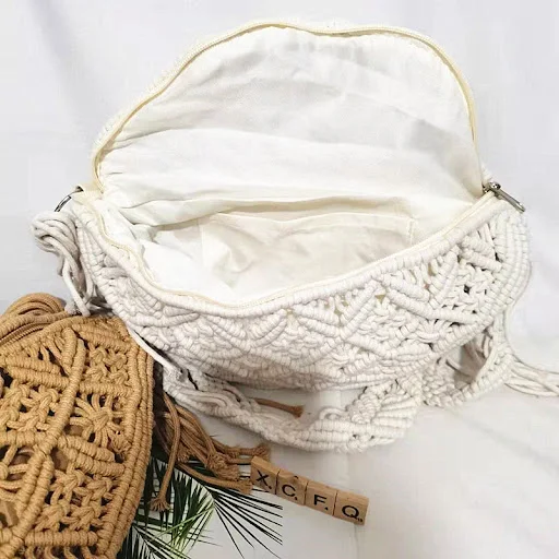 Title 7, Creative Solid Color Cotton Thread Ingot Bag fo...