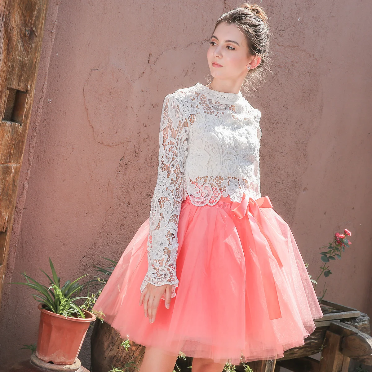 Saia Tutu Feminina Saia de Mesh Adulto Saia de Mesh Leve e Charmosa Ideal para Dança, Festas e Fantasias, Proporciona um Visual Delicado e Moderno. — foto 31